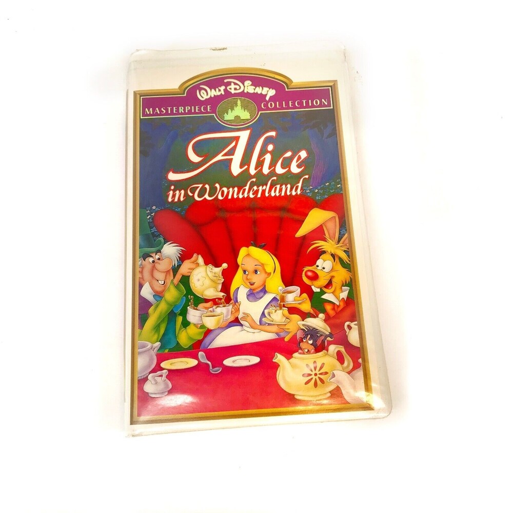 Alice in Wonderland VHS Walt Disney Masterpiece Collection 1994